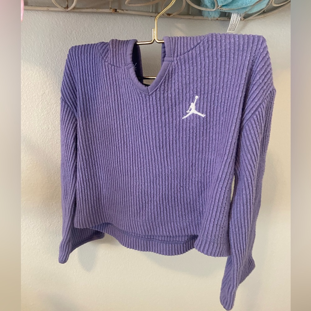 Jordan brand knit Purple Sweatshirt - size 24mo